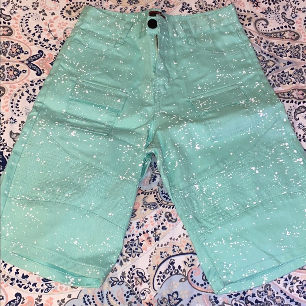 Boys moto shorts